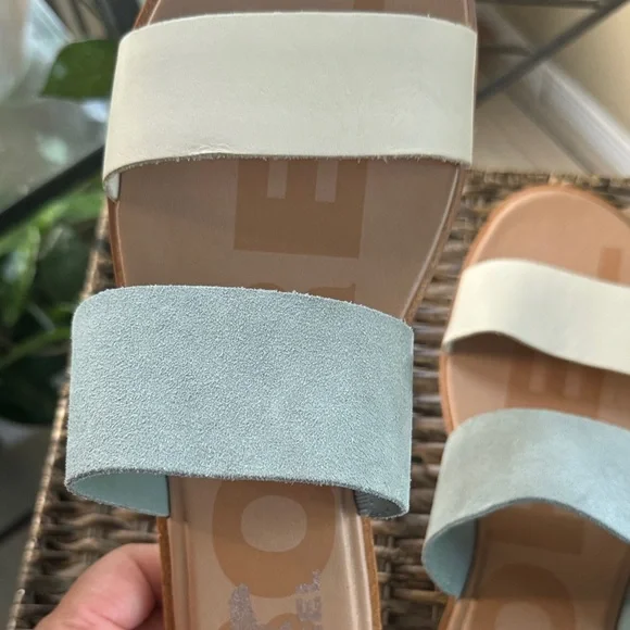 Sorel Women's Sandals - Blue and Cream - Picture 7 of 9